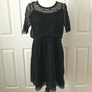 Little black lace dress